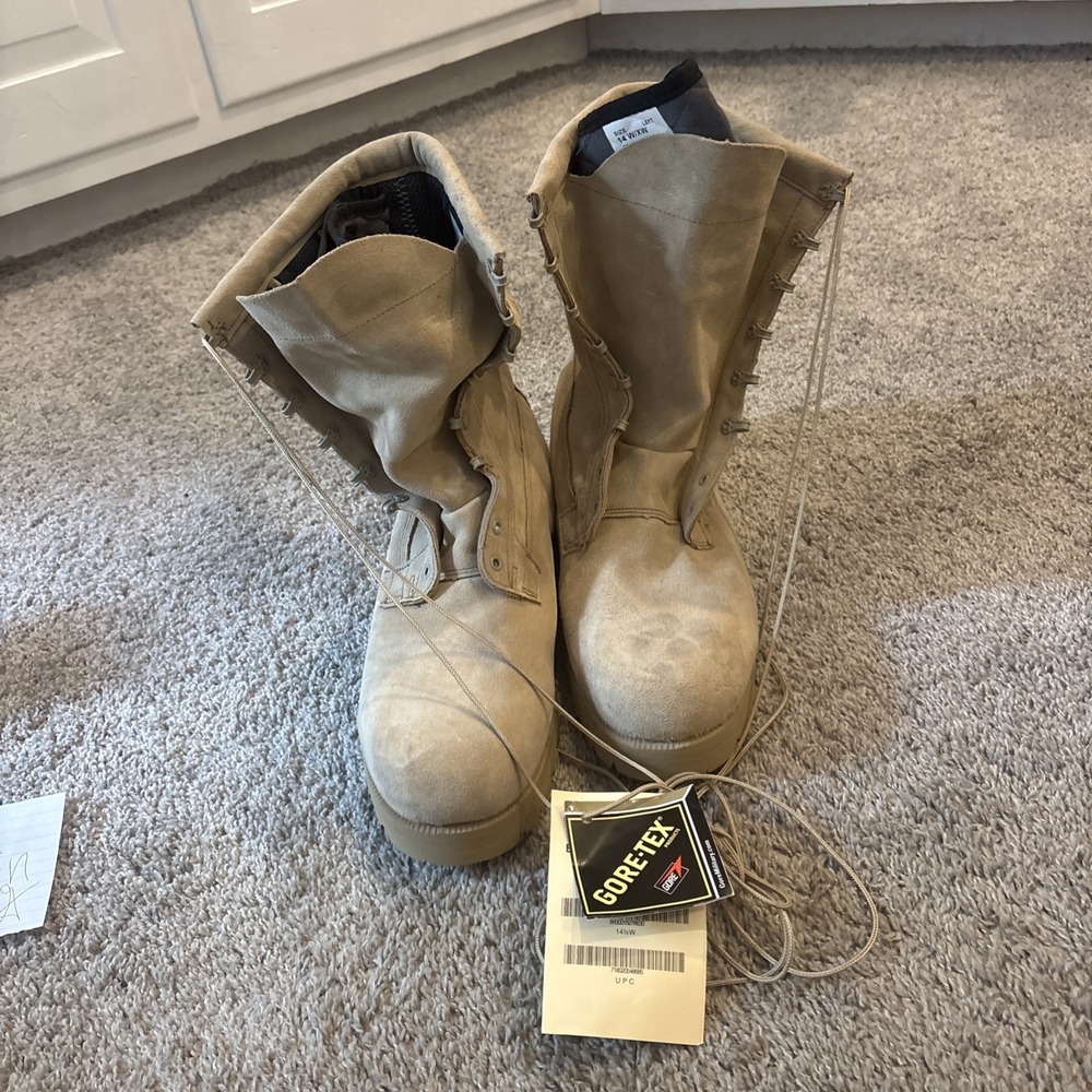 Wellco 325 ICW Intermediate Cold/Wet Gore-Tex Combat Boots 14.5W 14 1/2 Wide